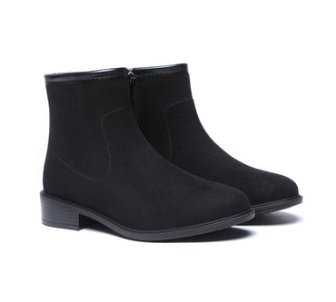 Fashion Boots - Rainboots, Shearling Ankle Gumboots Women Vinia With Wool Insole