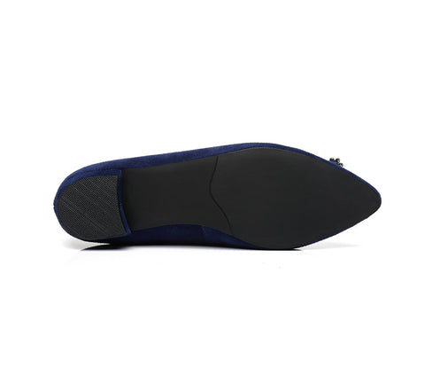 Flats - AS UGG Women Leather Ballet Flats Isabella