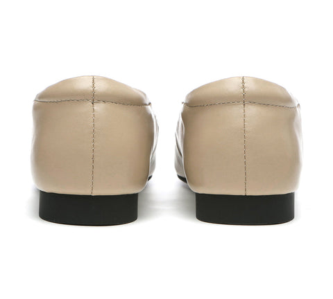 Flats - Square Toe Leather Ballet Flats Women Libera