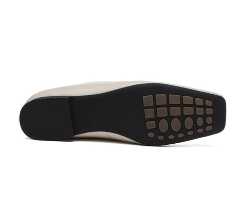 Flats - Square Toe Leather Ballet Flats Women Libera