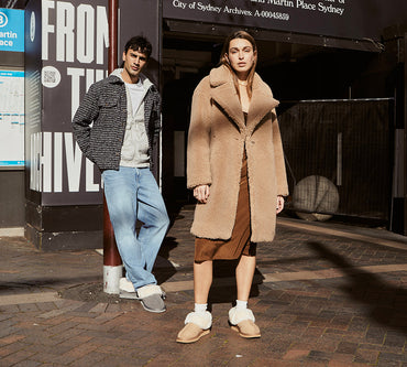 Australian Shepherd® Women and Men UGG Slippers Homey Moccasins