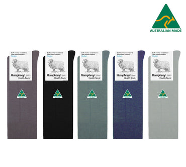 Humphrey Law Men Fine Merino Wool Blend Health Socks