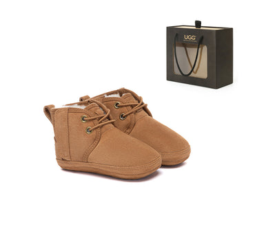 AUSTRALIAN SHEPHERD® UGG Boots Baby Bootie Lace Up Gift Set Pavory UGG AUSTRALIAN SHEPHERD