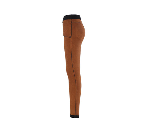 Leggings - TA Women Black Leggings Laney Wool Fleece Lining