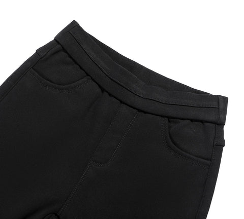 Leggings - TA Women Black Leggings Laney Wool Fleece Lining
