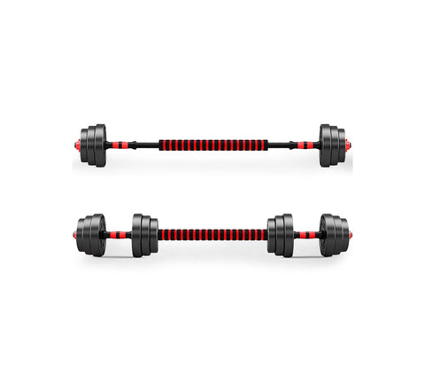 Others - Adjustable Rubber Dumbbell Set 20kg/30kg/40kg