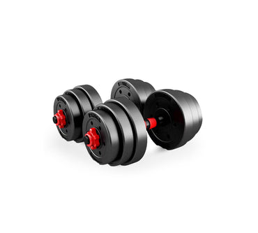 Others - Adjustable Rubber Dumbbell Set 20kg/30kg/40kg
