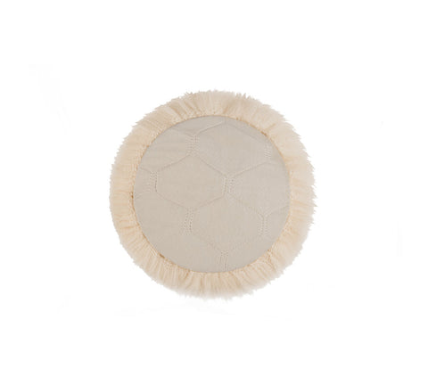 Rugs - Round Wool Seat Cushion 33cm X 33cm