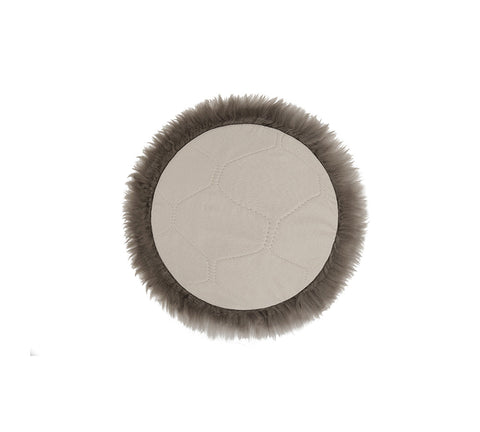 Rugs - Round Wool Seat Cushion 33cm X 33cm
