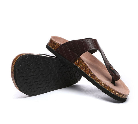 Sandals - Embossed Summer Beach Unisex Slip-on Lindsay Sandals