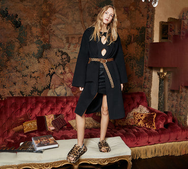 Slides - AUSTRALIAN SHEPHERD® UGG Women Slingback Leopard Print Fluffy Slides Pamela