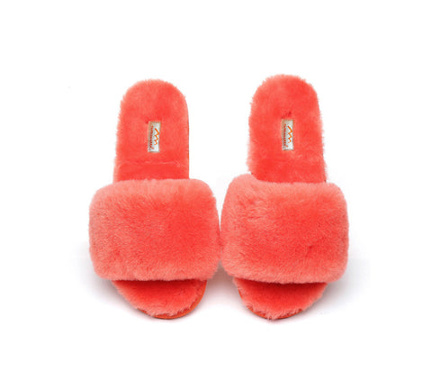 Slides - TA Nala Fashion Slides Women Sheepskin Fluffy Slides