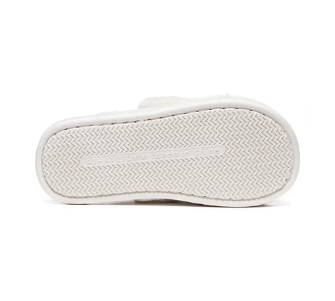 Slides - Ultra Plush Bunny Strap Slippers