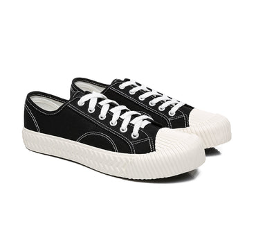 Sneakers - Canvas Sneakers Lace-up Men Cracker Plus
