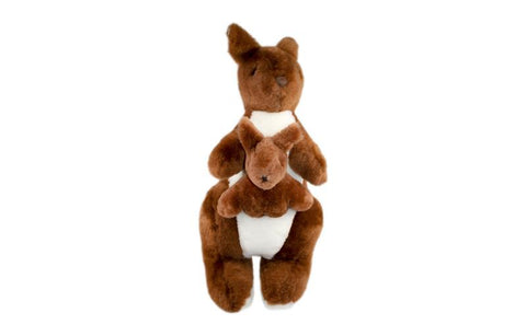 Kangaroo With Joey Stuffed Animal Soft Plush Toy (4367835856954)