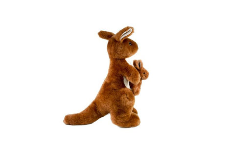 Kangaroo With Joey Stuffed Animal Soft Plush Toy (4367835856954)
