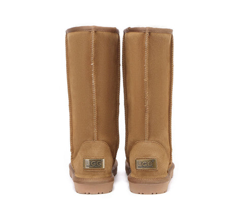 UGG Boots - AS UGG Boots Double Face Sheepskin Tall Classic Suede