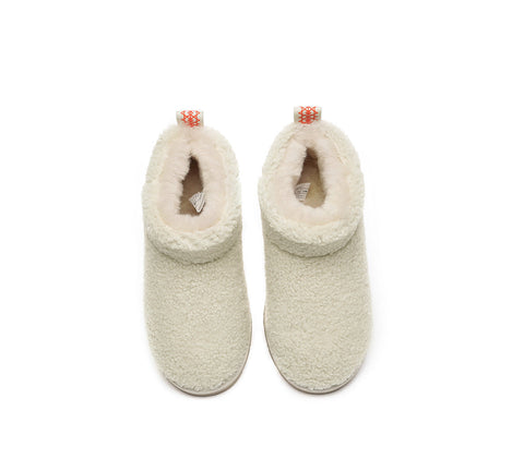 UGG Boots - EVERAU® UGG Sheepskin Wool Plush Ankle Boots Ultra Teddycozy