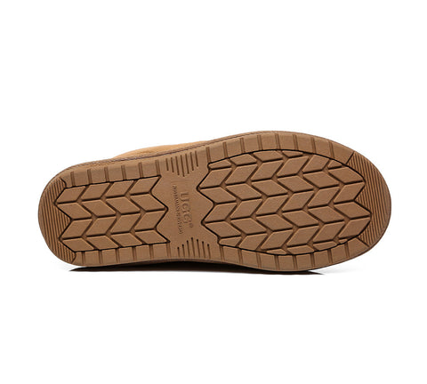 UGG Slippers - AS UGG Unisex Ankle Slipper Parker Double-face Sheepskin