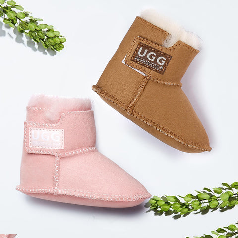 Ever UGG Australian Sheepskin Baby Erin Bootie Cradle