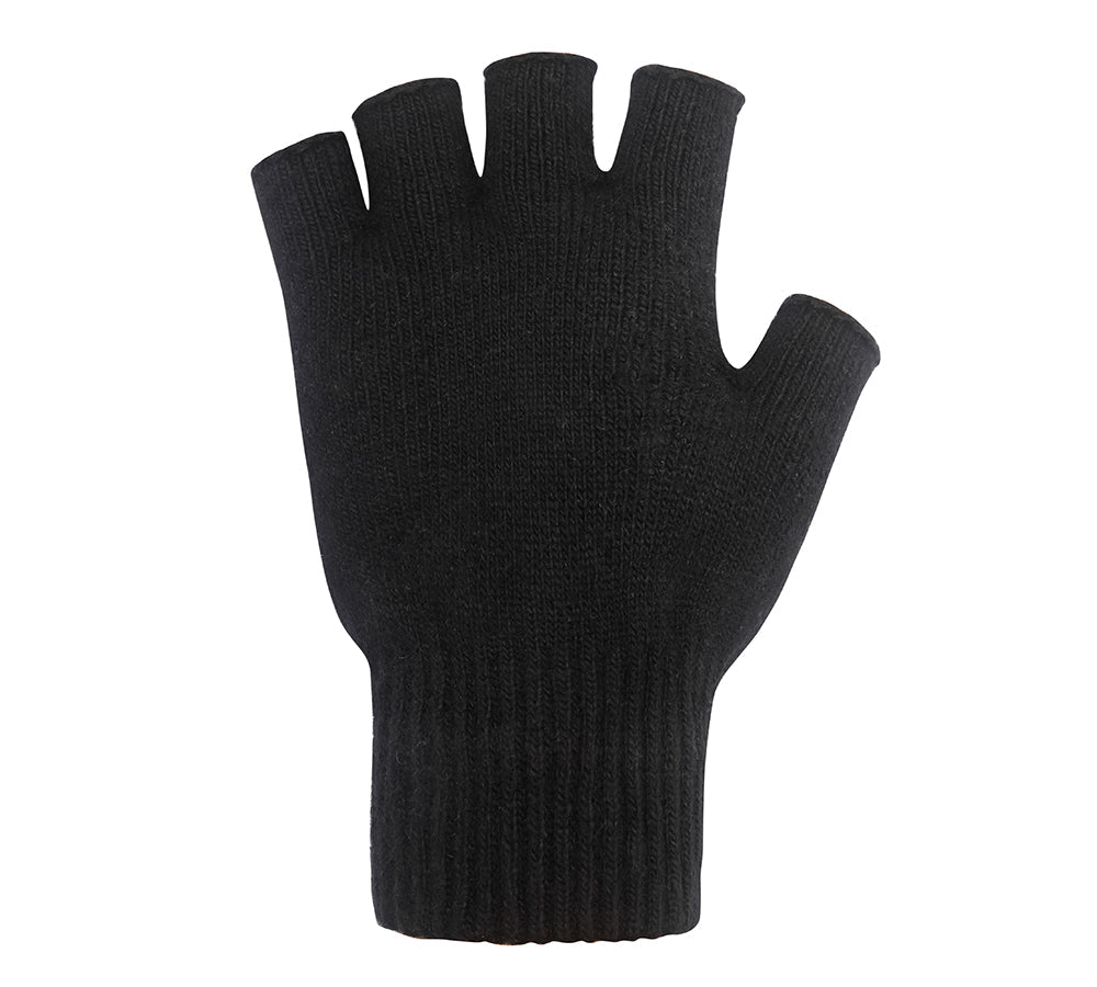 TARRAMARRA® Mens Fingerless Gloves With Non Slip Dots