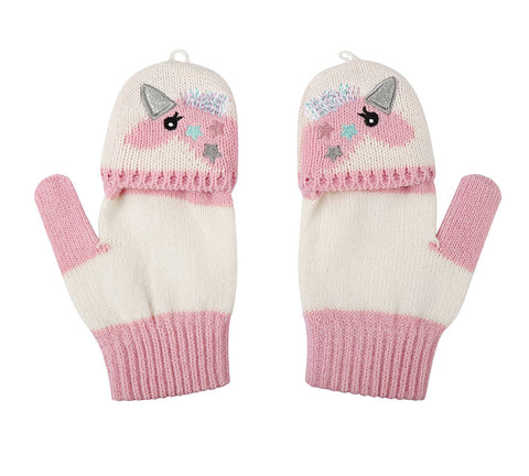TARRAMARRA® Kids Knit Unicorn Beanie & Gloves Set