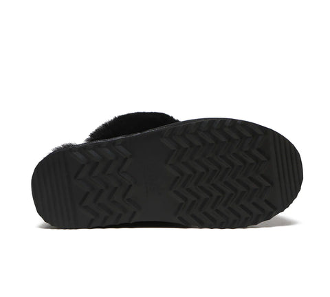 Australian Shepherd® Removable Strap Slingback UGG Slippers Women Muffin Platform