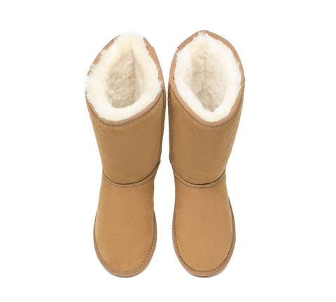 Australian Shepherd® UGG Boots Double Face Sheepskin Tall Classic Suede