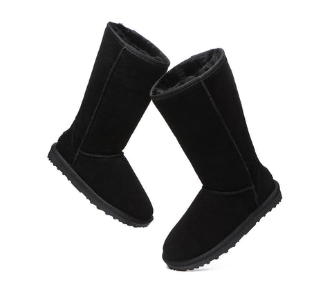 Australian Shepherd® UGG Boots Double Face Sheepskin Tall Classic Suede