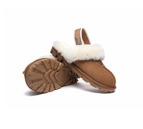 Australian Shepherd® Ugg Slingback Slippers Unisex Waffle Plus