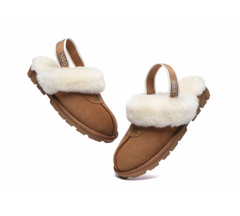Australian Shepherd® Ugg Slingback Slippers Unisex Waffle Plus