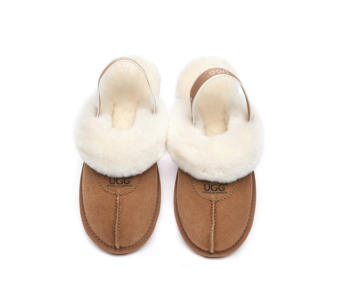 Australian Shepherd® Ugg Slingback Slippers Unisex Waffle Plus