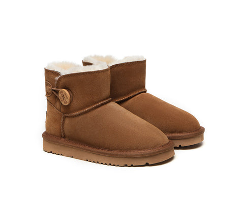 Australian Shepherd® Ugg Boots Nolan Kids Mini Button