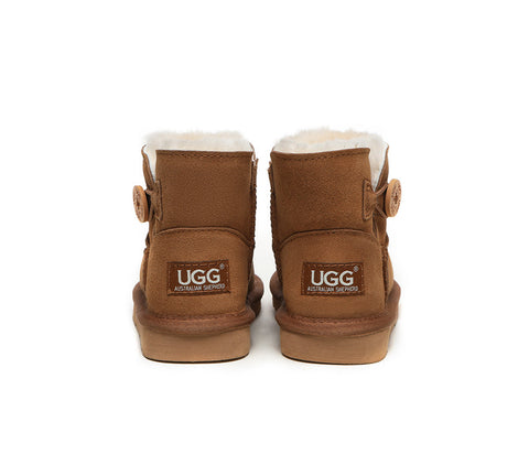 Australian Shepherd® Ugg Boots Nolan Kids Mini Button