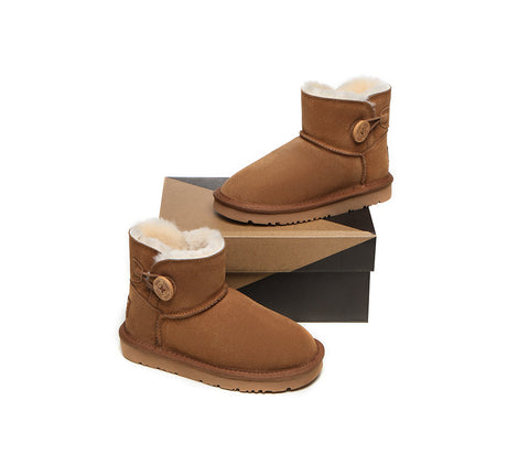 Australian Shepherd® Ugg Boots Nolan Kids Mini Button