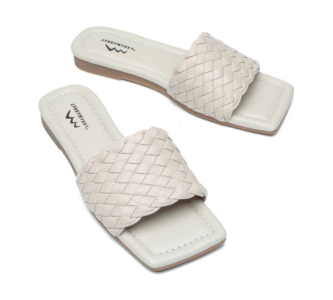 TARRAMARRA® Open Toe Woven Flat Sandals Women Taunia
