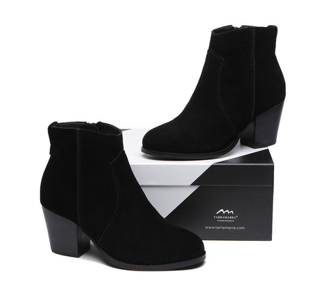 TARRAMARRA® Ankle Leather Heel Boots Women Velora