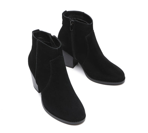 TARRAMARRA® Ankle Leather Heel Boots Women Velora