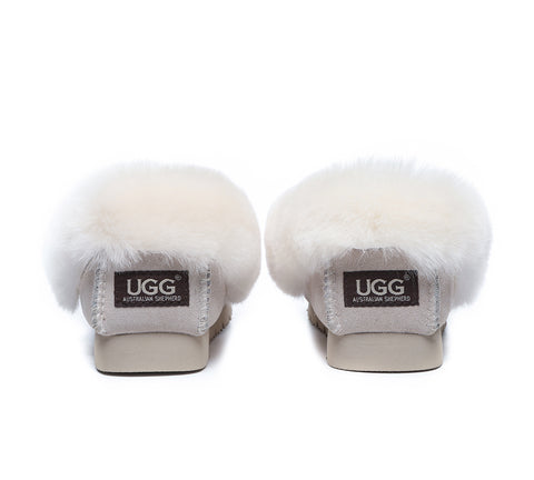 Australian Shepherd® UGG Australia Premium Sheepskin Women and Men Popo Moccasins