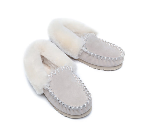 Australian Shepherd® UGG Australia Premium Sheepskin Women and Men Popo Moccasins