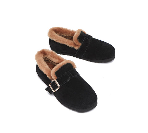 Australian Shepherd® Shearling Lined Suede Women Mona