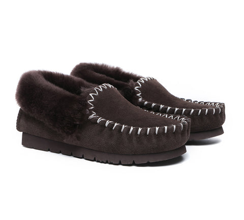 Australian Shepherd® UGG Australia Premium Sheepskin Women and Men Popo Moccasins