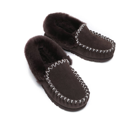 Australian Shepherd® UGG Australia Premium Sheepskin Women and Men Popo Moccasins