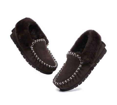 Australian Shepherd® UGG Australia Premium Sheepskin Women and Men Popo Moccasins