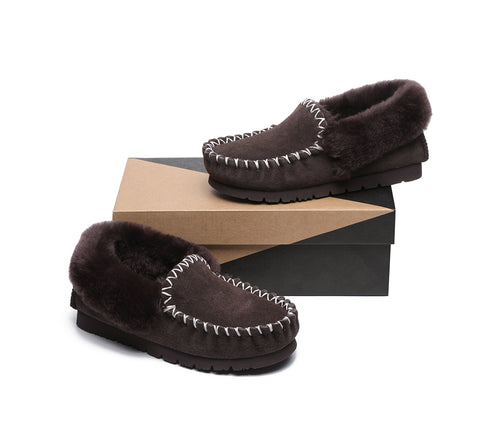 Australian Shepherd® UGG Australia Premium Sheepskin Women and Men Popo Moccasins