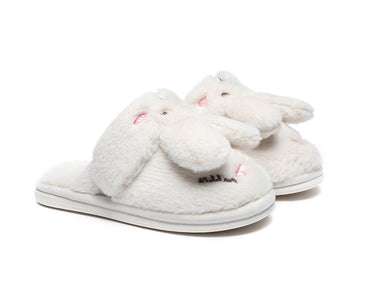 TARRAMARRA® Fluffy Bunny Strap Slippers