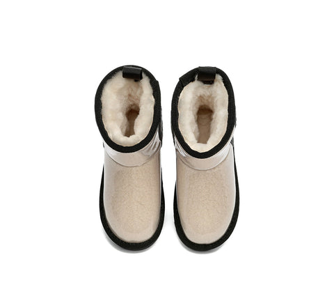 Australian Shepherd® Kids Ugg Boots Clear Waterproof and Shearling Coated Classic
