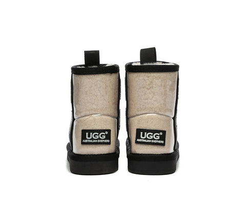 Australian Shepherd® Kids Ugg Boots Clear Waterproof and Shearling Coated Classic