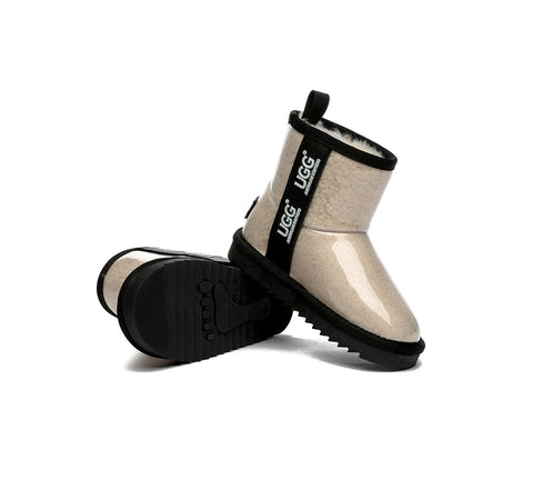 Australian Shepherd® Kids Ugg Boots Clear Waterproof and Shearling Coated Classic