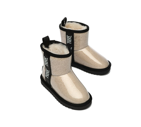 Australian Shepherd® Kids Ugg Boots Clear Waterproof and Shearling Coated Classic